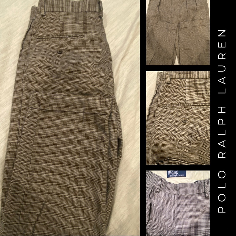 Vintage POLO Ralph Lauren plaid trousers